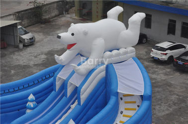 Giant Beautiful New Bear สระว่ายน้ำสไลด์, พองสระว่ายน้ำสไลด์สำหรับสวนสนุก