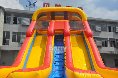 ALI พาณิชย์ Inflatable สไลด์เลนสองเหตุการณ์สไลด์แห้งพองสำหรับงานเลี้ยงเด็ก