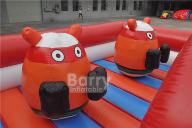 สนามเด็กเล่นคนเดินเตาะแตะที่กำหนดเอง Inflatable Fun เมืองธีม Bulling Bulling
