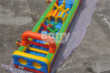 ยาว 3 ส่วน Bouncy Castle อุปสรรคหลักสูตรอุปกรณ์สำหรับผู้ใหญ่และเด็ก