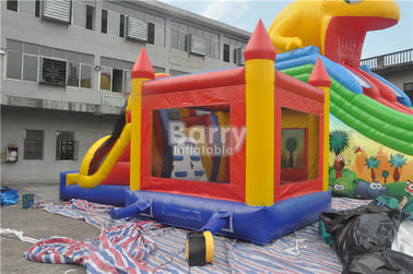 Giant Inflatable Combo กระโดด Bouncy Castle ตีกลับบ้าน Bouncer สไลด์เกม