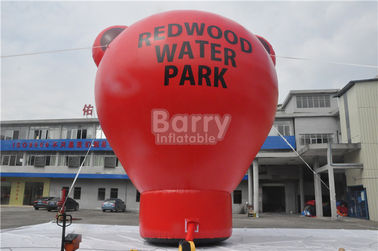 บอลลูนพื้นผิว Oxford Bulldozer แดงสำหรับโฆษณาความสูง 8.5 เมตร