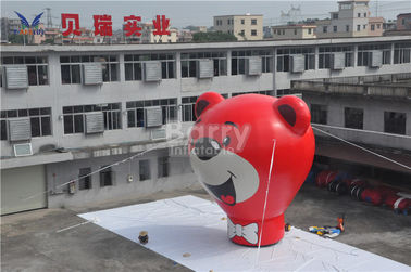 บอลลูนพื้นผิว Oxford Bulldozer แดงสำหรับโฆษณาความสูง 8.5 เมตร
