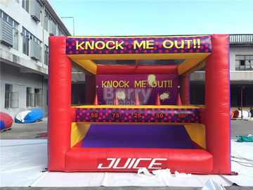 สวนสนุกเด็ก Inflatable เกม Interactive Knock Me Off And Out