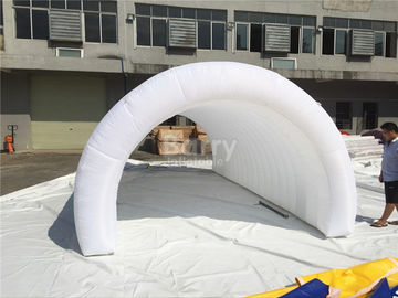 เต็นท์เต็นท์อากาศกระชับอากาศสีขาว, Diy Inflatable Tunnel Tent กับ LED