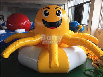 ปลาหมึกยักษ์ Yellow Octopus Inflatable Pool Floats สำหรับ Aqua Water Park