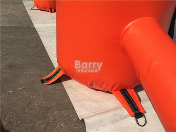ผ้าอ๊อกฟอร์ดสีส้มเป่าขึ้นรูปแบบประตู Airtight Inflatable Gate