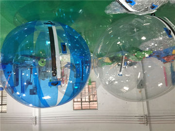 PVC / TPU ของเล่นเป่าลมกลางแจ้งสีขาวเดินบนลูกบอลน้ำ 2 เมตร, ลูกบอลเดินน้ำสำหรับเด็ก