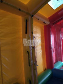 ขนาดเล็กที่กำหนดเอง Fireproof PVC เต็นท์อาบน้ำ Inflatable สำหรับสวนสนุก