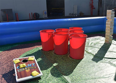 PVC Inflatable เกมส์กีฬาเด็กสนามหญ้ากลางแจ้งเกมกับ OEM และ ODM บริการ