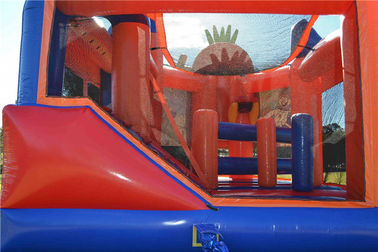สีสันสดใส PVC Spongebob 5 In1 Inflatable Bouncer Combo กระโดดปราสาทสำหรับเล่น EN14960