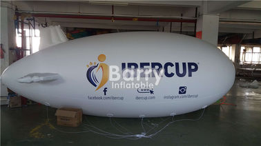 4m บินผลิตภัณฑ์โฆษณาทำให้พองเรือเหาะรูปร่างฮีเลียมบอลลูนทนไฟ