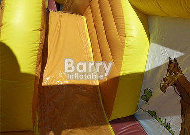 Kids Clearance Western Theme House Inflatable สนามเด็กเล่นพร้อมสไลด์