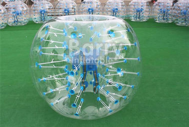 1m 1.2m 1.5m 1.8m PVC / TPU White Blow Up Hamster Ball Bubble Ball Soccer สำหรับเด็กและผู้ใหญ่