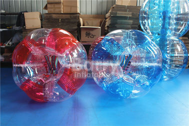 1.2 ม. 1.5 ม. 1.8 ม. ขนาดพีวีซี TPU Bubble Ball สำหรับเล่นกีฬากลางแจ้ง