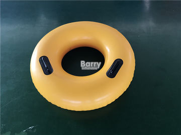 แหวนว่ายน้ำทำให้พอง PVC พร้อมที่จับ, แหวนลอยน้ำโดนัทสำหรับสระว่ายน้ำ