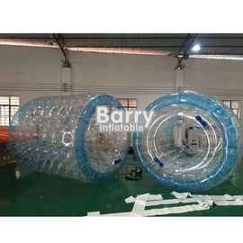 ที่กำหนดเอง TPU / PVC ลูกลูกกลิ้งน้ำเล่นในสระว่ายน้ำ / สวนน้ำสนามเด็กเล่นลูกบอลน้ำทำให้พอง