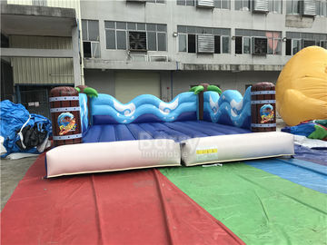 Double Inflatable Sports Games / Inflatable Surf Simulator พร้อมที่นอนเครื่องกลกระดานโต้คลื่น