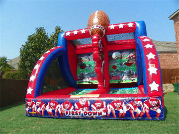 Pvc Inflatable Sports Games Carnival First Down Football Toss เกมสำหรับเด็กและผู้ใหญ่