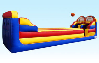 PVC Inflatable Pull Match Run, บันจี้จัมรันพร้อมห่วงบาสเกตบอลสำหรับการแข่งขัน
