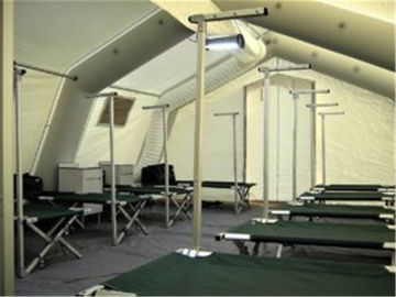 กลางแจ้งแบบพกพาที่ปิดสนิทอากาศแพทย์พองเต็นท์ Shelter สำหรับเหตุการณ์ฉุกเฉิน