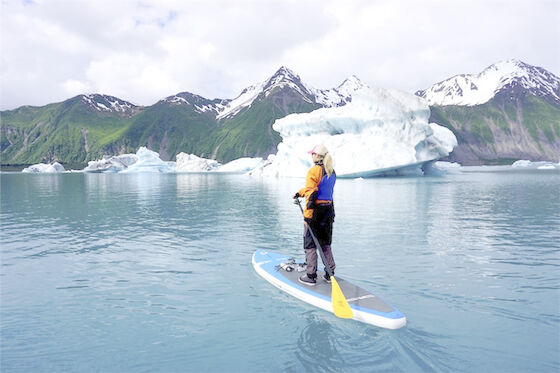 Commercial Cool Snow Sup Inflatable SUP Board Ski ทำเอง