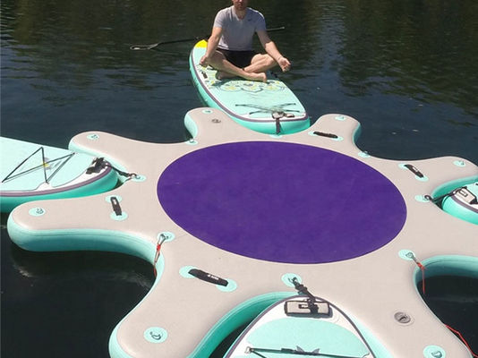 Yoga Dock 9'6 &quot;หรือ Custom Made Inflatable Fitness Yoga GYM SUP Air Platform