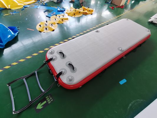 Barry Leisure Land ว่ายน้ำทำให้พองได้เกาะลอยล่องแพ Inflatable Floating Platform