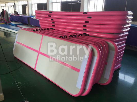 ฟิตเนส Aqua Yoga Pink Mat Air Track ลมเป่าลม 3X1x0.1m Size