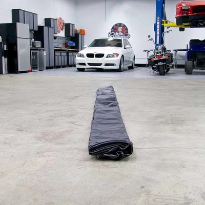 แบบพกพา Airtight ทำความสะอาด Inflatable Car Wash Containment Mat