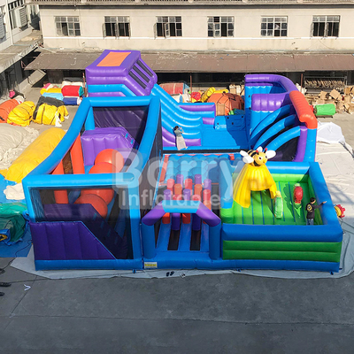 เชิงพาณิชย์ Inflatable Fun City สนามเด็กเล่น สวนสนุก สวนสนุก ปราสาทขนาดใหญ่