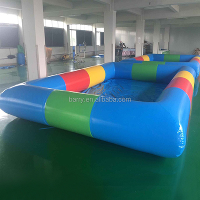 สระว่ายน้ำเป่าลม PVC ผู้ใหญ่ 0.9 มม. สีสันสดใสสำหรับ Outdoor