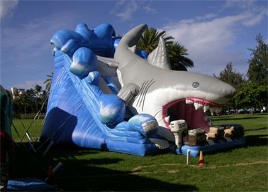 โฆษณากลางแจ้งฉลามขนาดใหญ่ยาว 8 ม. ยักษ์สำหรับผู้เล่น