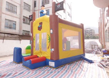 สวนสนุกปาร์ตี้ Inflatable Combo เด็กวัยหัดเดินเรือโจรสลัด Bouncy ปราสาทให้เช่า