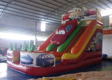 PVC Tarpaulin พอง Inflatable พาณิชย์, รถยนต์รูปร่าง Inflatable สีสันสไลด์