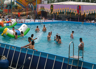สระว่ายน้ำรูปทรงสี่เหลี่ยมผืนผ้าเชิงพาณิชย์ขนาดใหญ่, สระว่ายน้ำเคลื่อนที่สำหรับสวนสาธารณะ