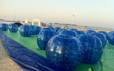 EN14960 ลูกบอลหนวดยักษ์ไจแอนท์สีฟ้าทำให้พองลูกฟุตบอลสำหรับการพาณิชย์