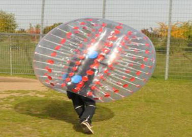 PVC / TPU ของเล่น Inflatable กลางแจ้ง, บอลลูน Body Inflatable Ball Soccer