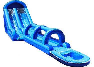 สไลด์น้ำที่น่ารื่นรมย์ Inflatable, CE ที่มีคุณภาพน้ำสระว่ายน้ำสไลด์