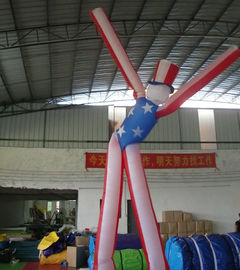 2 ขา Inflatable โฆษณาสินค้า Air Dancing Man สำหรับคริสต์มาส