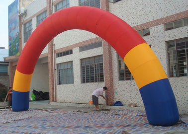 พีวีซีโฆษณาผลิตภัณฑ์พอง Inflatable Rainbow Standard Arch สำหรับงาน