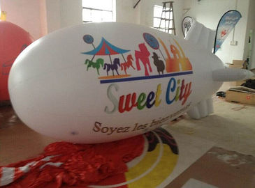 PVC Inflatable โฆษณาสินค้า Airtight Blimp Helium Airship สำหรับแสดง