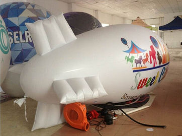 PVC Inflatable โฆษณาสินค้า Airtight Blimp Helium Airship สำหรับแสดง