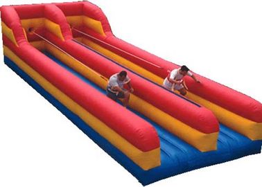 Inflatable เกมแบบโต้ตอบ Outdoor Double เลน Inflatable Bungee Run Hire