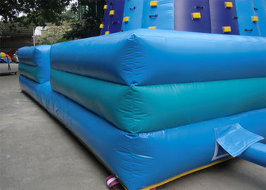 ยักษ์ Inflatable เกมแบบโต้ตอบ inflatable Rock Climbing Wall Rentals