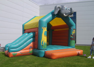 ช้างเป่าลม Combo ป่า Bouncy ปราสาท Slide เช่าสำหรับ Play Park