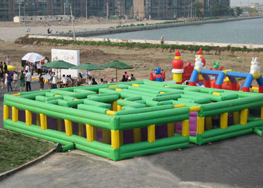 Giant Inflatable เกมแบบโต้ตอบ / สวนสนุก Inflatable Maze