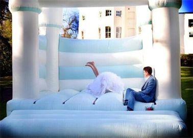 สีขาวและสีฟ้า Bouncer Inflatable, Bouncer แต่งงาน Inflatable ขาย