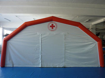 แบบพกพา 0.65mm PVC Tarpaulin Inflatable Medical Tent สำหรับโรงพยาบาล, EN71 - 2 - 3