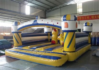 Bouncer พองที่มีสีสัน Giant Inflatable Bouncer ที่มีอุปสรรค